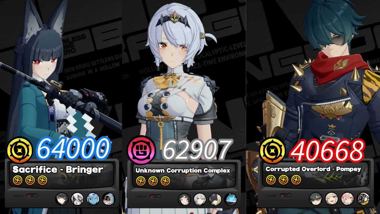 ZZZ 1.7 Deadly Assault Total Score (167575) | Miyabi, Sanby & DPS Lighter