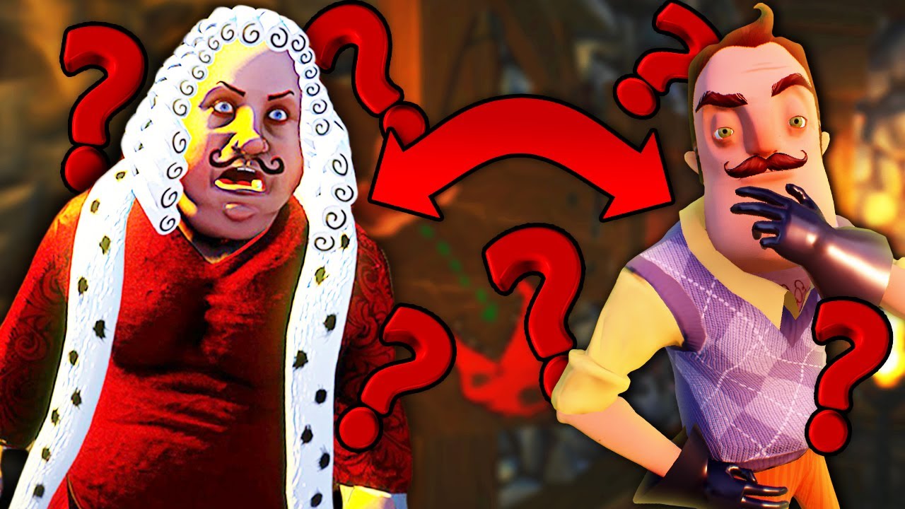 IS THIS GUY HELLO NEIGHBOR'S LONG LOST GREAT GRANDPA!? + HE HAS A PET DRAGON!? | Goodbye My King
