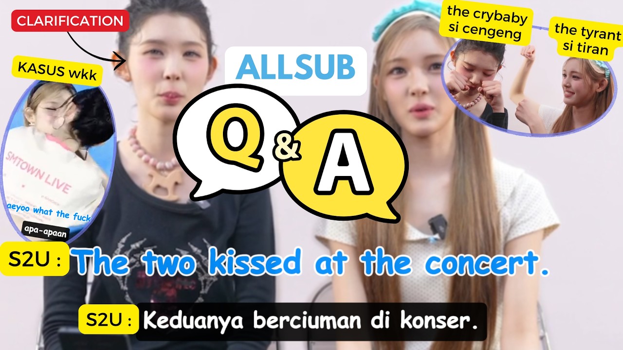 allsub Q&A YUHA and ANA hearts2hearts funny editIng mnet (Q and A)