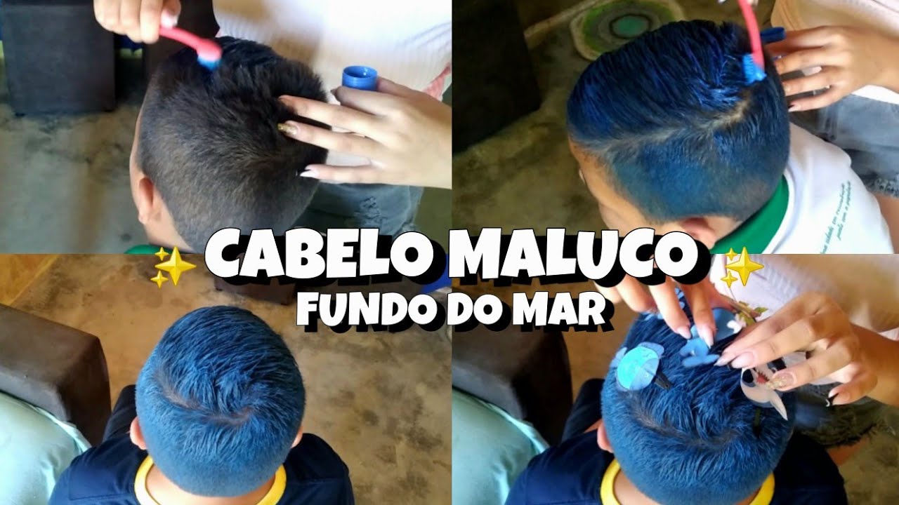 DIA DO CABELO MALUCO - Tema Fundo do mar 🐳