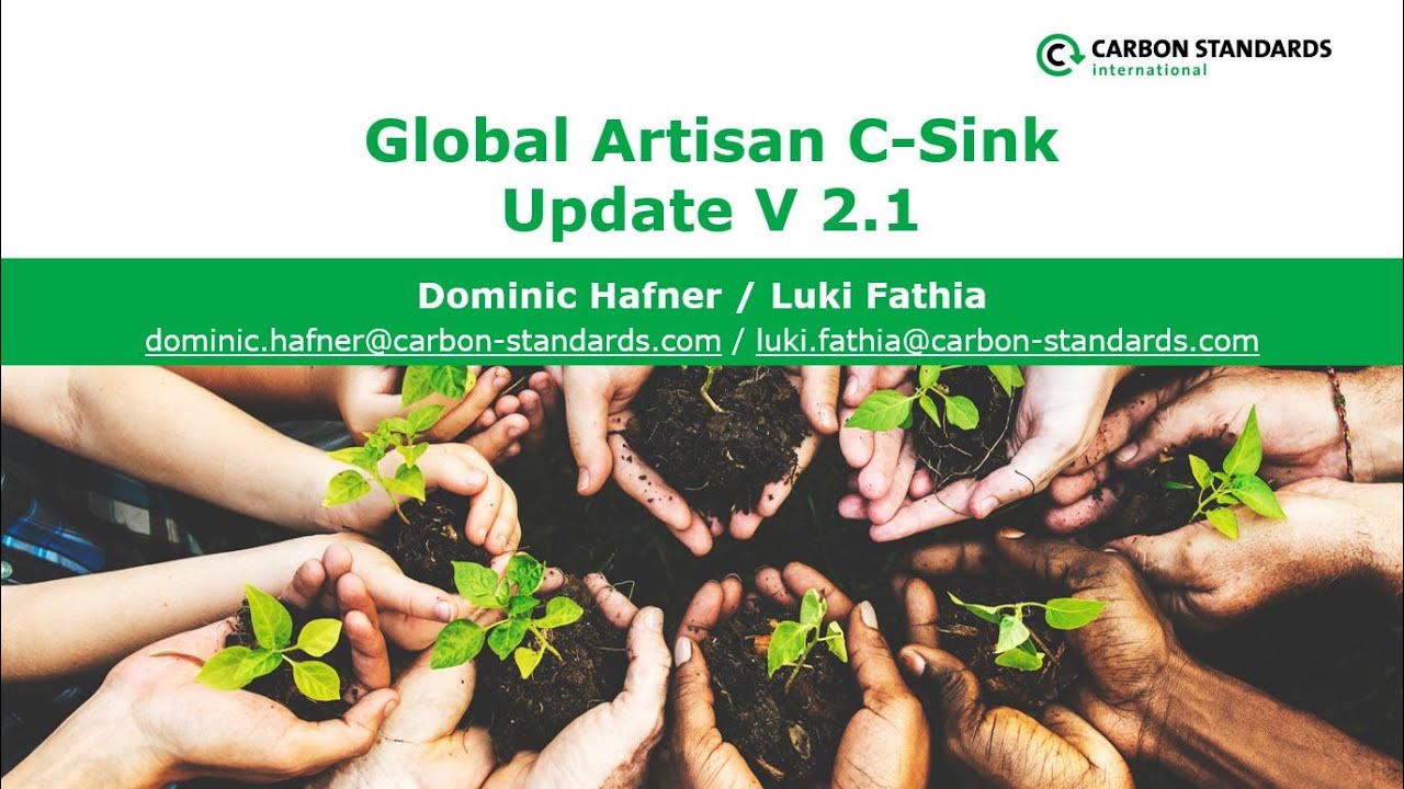 Webinar - Presentation Global Artisan C-Sink Version 2.1