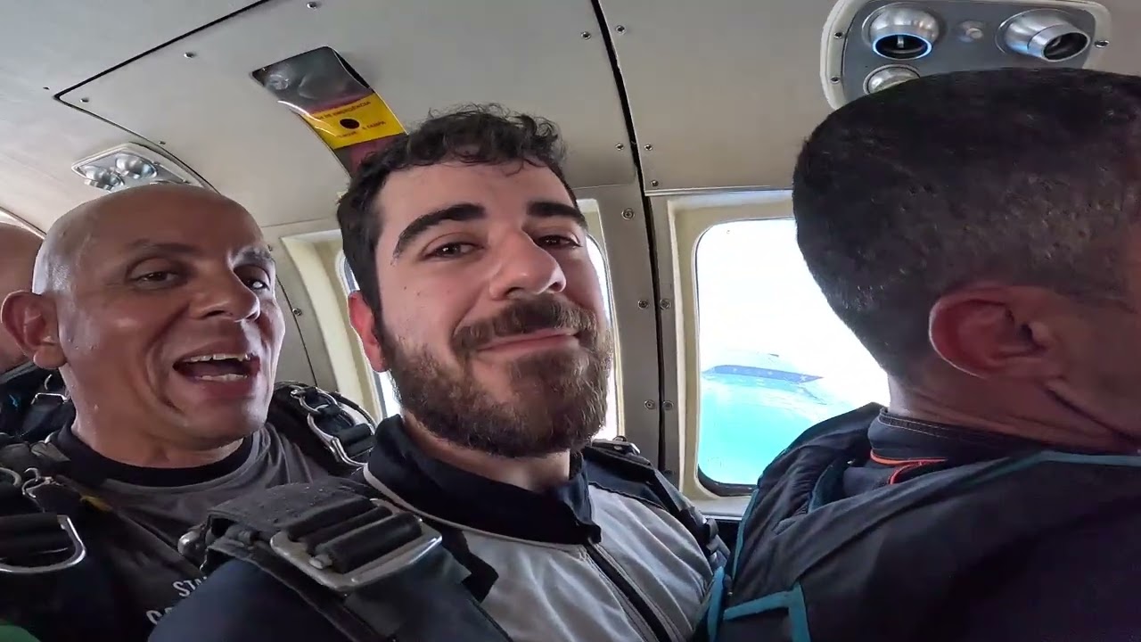 Pulei de Paraquedas pela primeira vez!