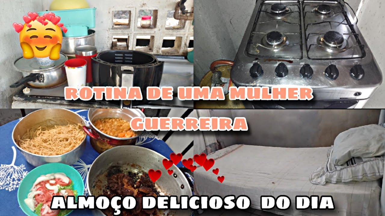 ROTINA DE UMA MULHER GUERREIRA 🥰 ALMOÇO DELICIOSO DO DIA 🍲 ARRUMAÇÃO NA MINHA CASA 🏡💖