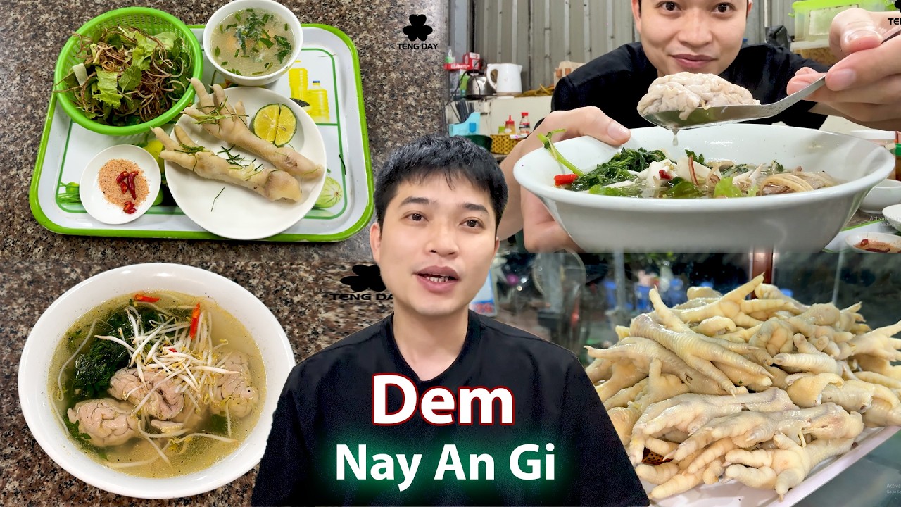 ĐÊM RỒI CẢ NHÀ CÙNG TENG ĐI ĂN GÌ NÀO | CHÂN GÀ | ÓC LỢN | TRỨNG TRẦN