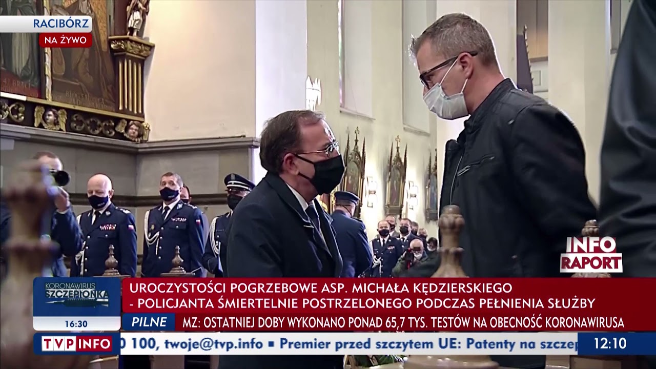 Uroczystości pogrzebowe śp.  mł.  asp.  Michała Kędzierskiego
