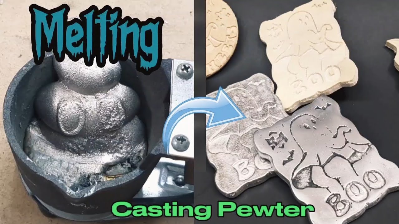 Melting Metal and Making Stuff - Casting Pewter