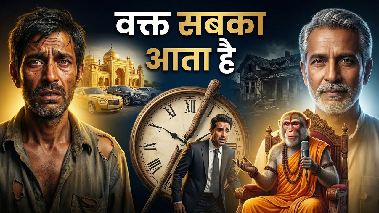 वक्त की लाठी | कर्म कभी माफ़ नहीं करता | सच्ची कहानी जो आपकी सोच बदल देगी || Bandar baba