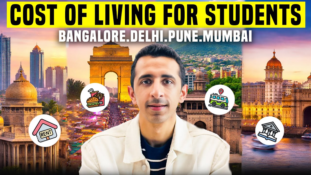 Cost of Living in Bangalore, Pune, Delhi, Mumbai as a COLLEGE STUDENT | The Most Detailed Breakup