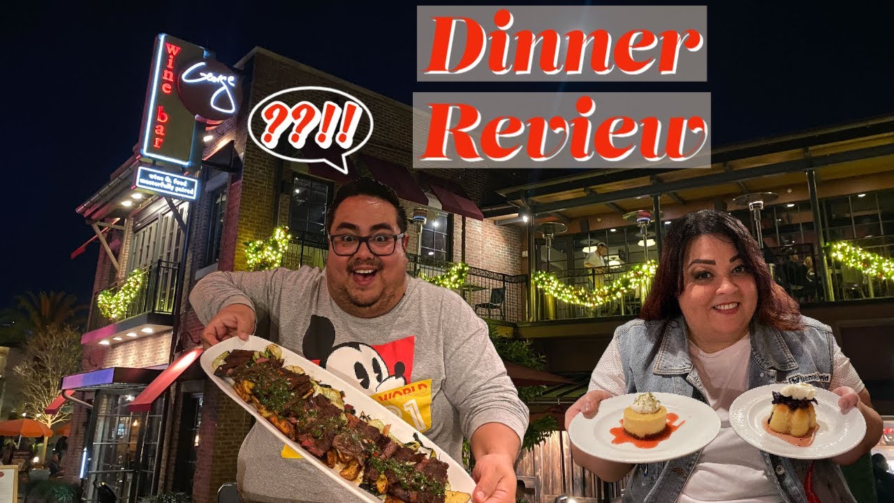 Wine Bar George Dinner | Disney Springs | Walt Disney World