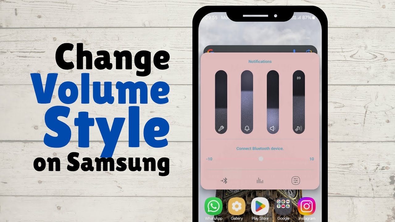 Как изменить стиль громкости на телефоне Samsung Android (руководство по использованию звукового ...
