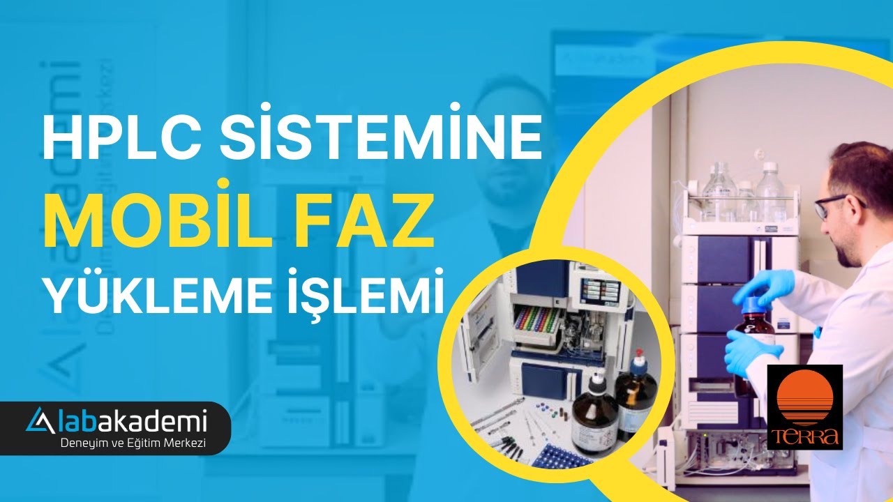 HPLC SİSTEMİNE MOBİL FAZ YÜKLEME İŞLEMLERİ #HPLC #kromatografi