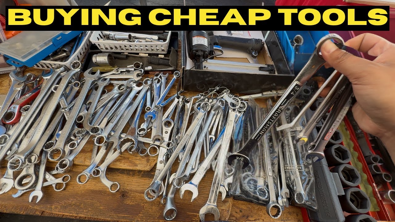 Saving Money By Buying Cheap Tools At The Swap Meet - Tool Haul