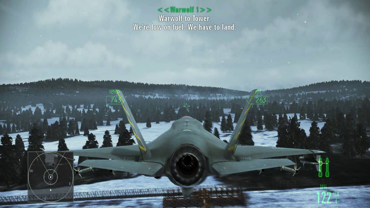 Ace Combat Assault Horizon - F-35 gameplay 60fps [HD]