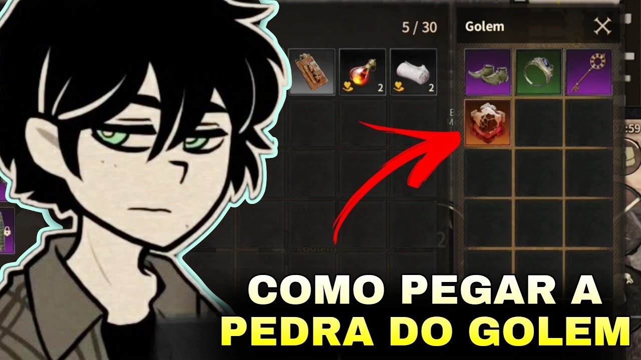 COMO PEGAR A PEDRA DO GOLEM NO ABYSS OF DUNGEONS 