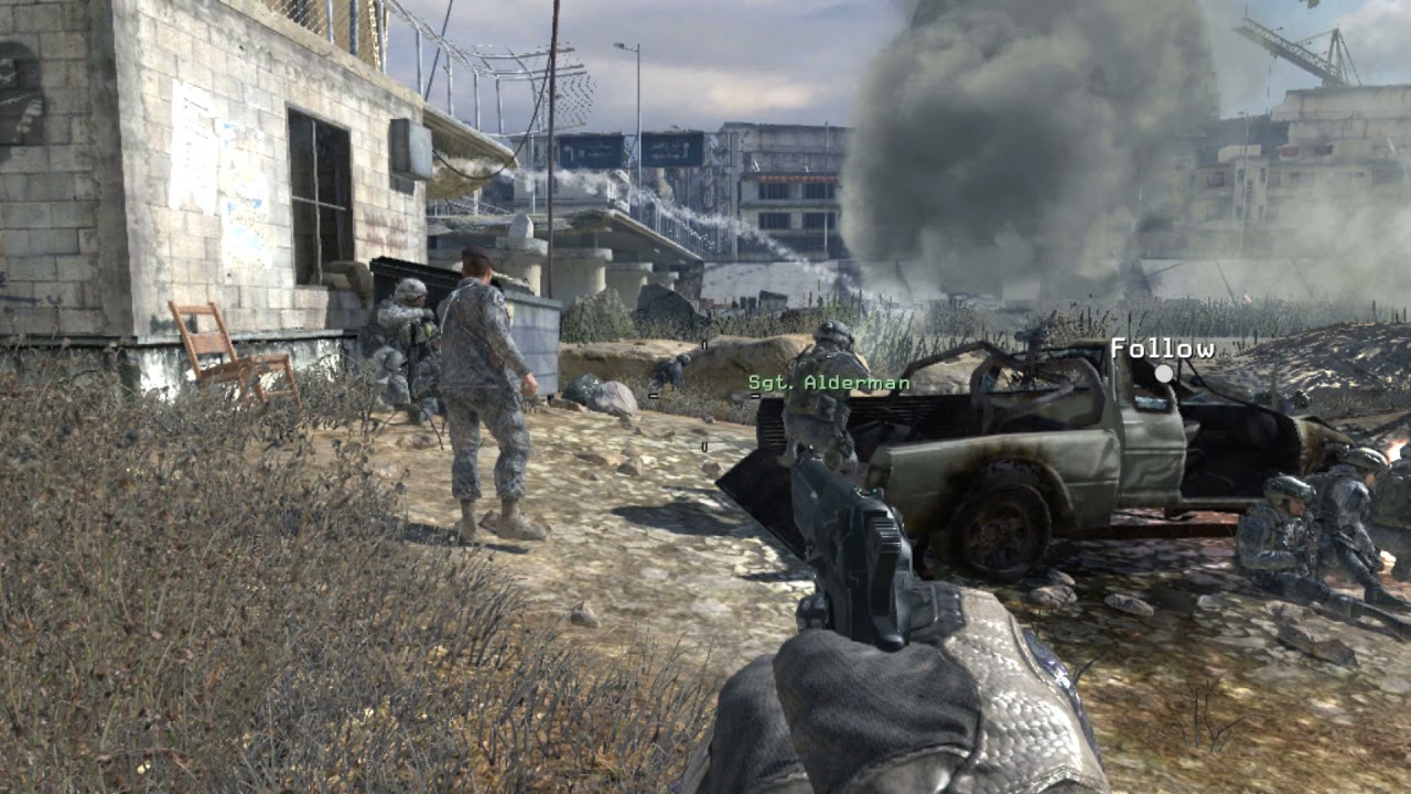 COD:MW2 Pre-Alpha 482 (2009-07-13) General Shepherd in Team Player mission