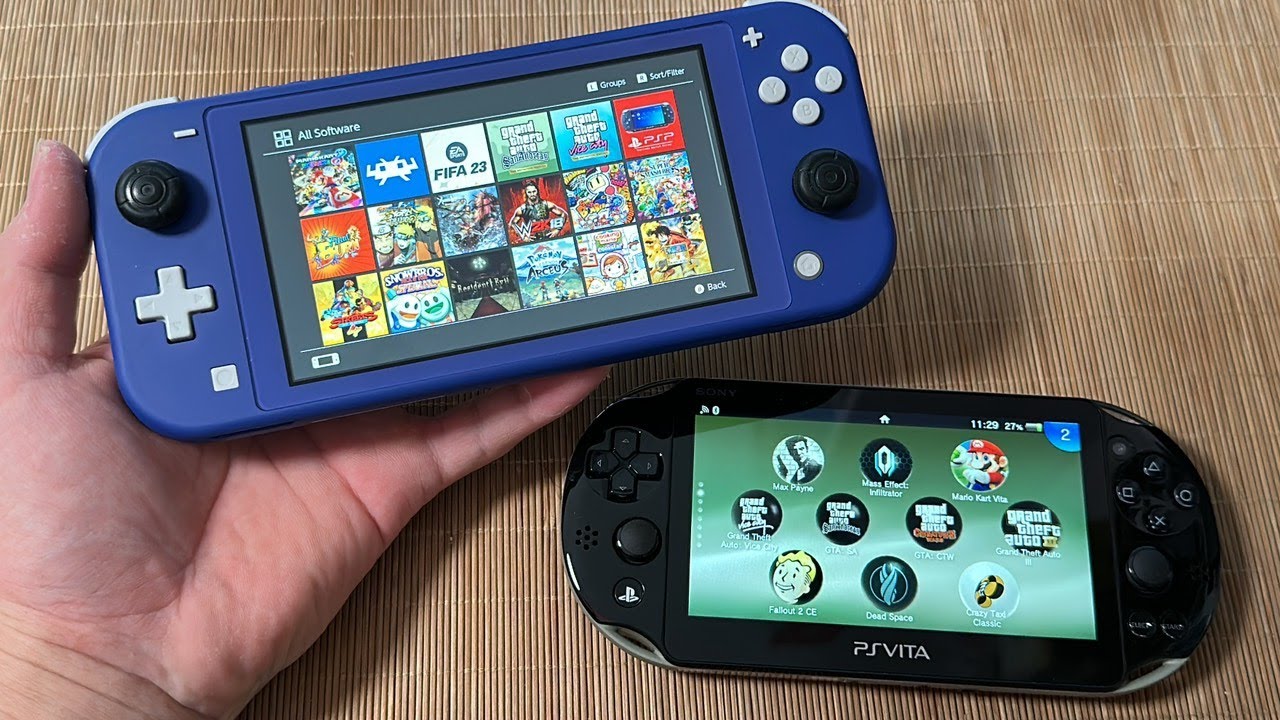 So Sánh PS Vita và Nintendo Switch Lite