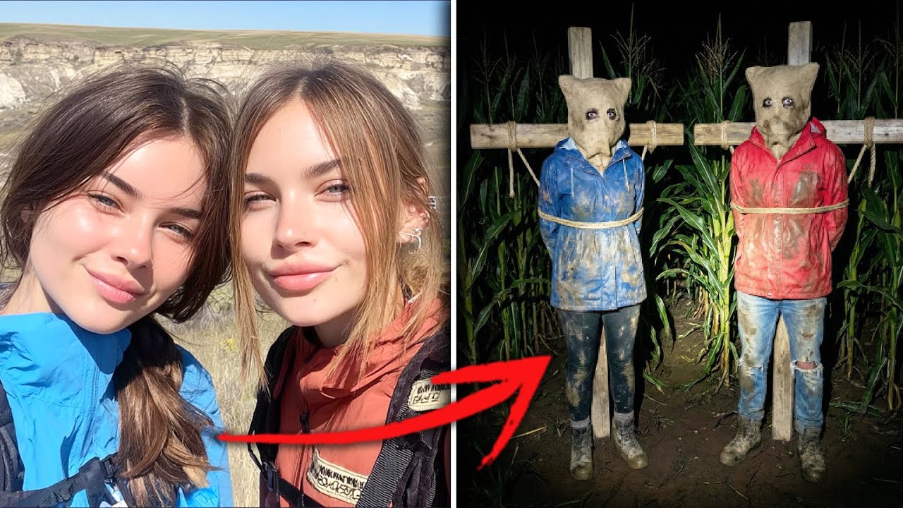 Dos Chicas De Kansas — Halladas VIVAS, ATADAS Como Espantapájaros En Un Maizal…
