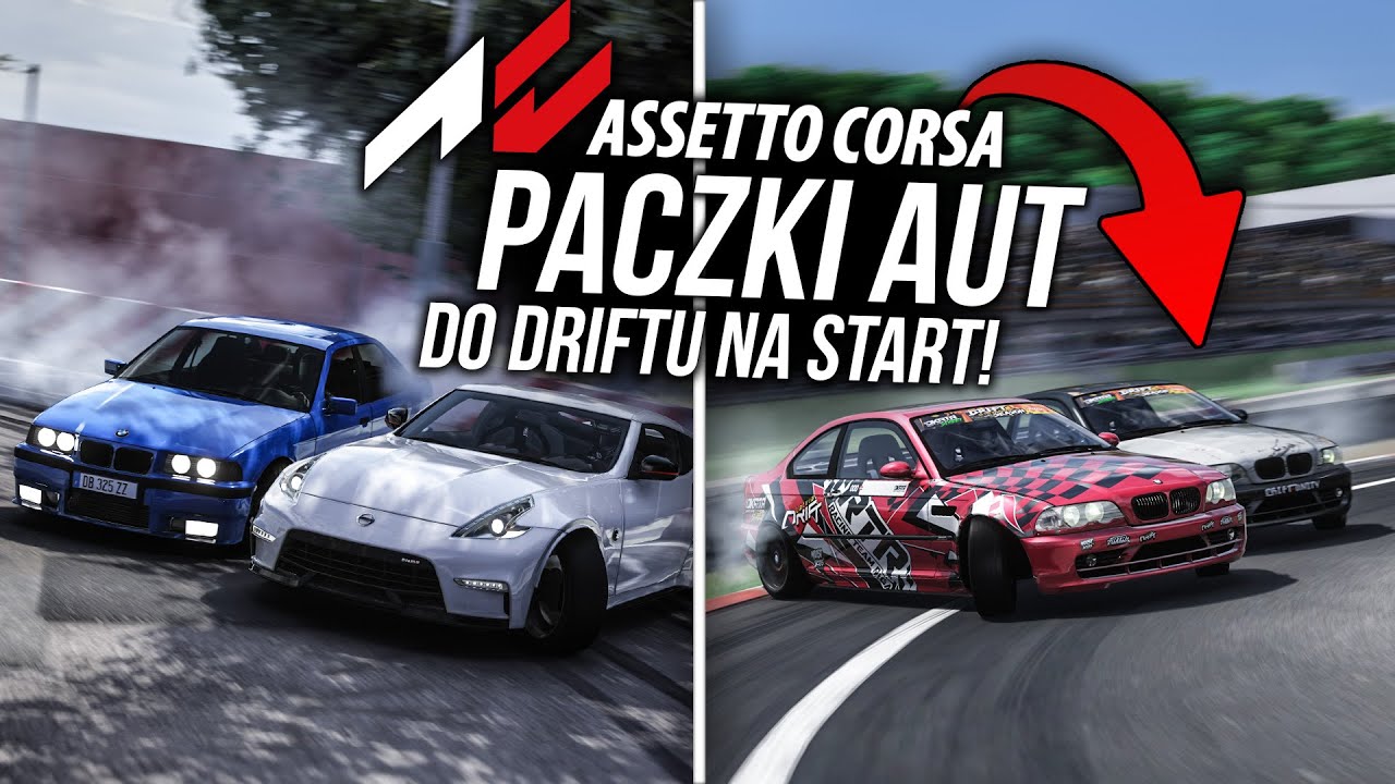 5 NAJLEPSZYCH paczek aut DO DRIFTU NA POCZĄTEK 🚗💨 | Assetto Corsa