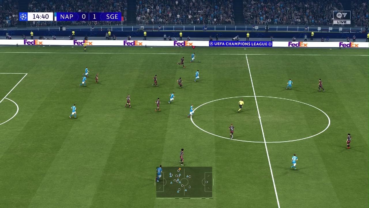 Champions-League Napoli -Frankfurt #gameplayita