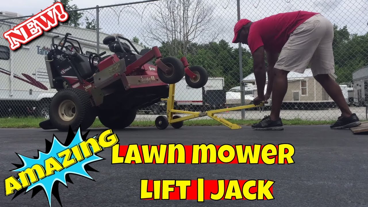 Jungle Jim's jack | Best lawn mower lift- jack | ultimate lawnmower lift jack