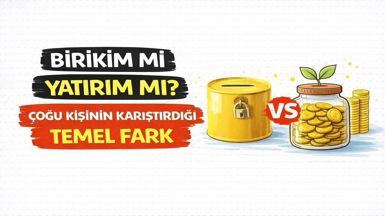 Birikim mi Yatırım mı? Çoğu Kişinin Karıştırdığı Temel Fark