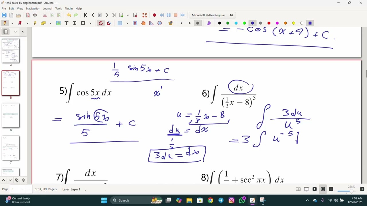 34    Integration by Substitution