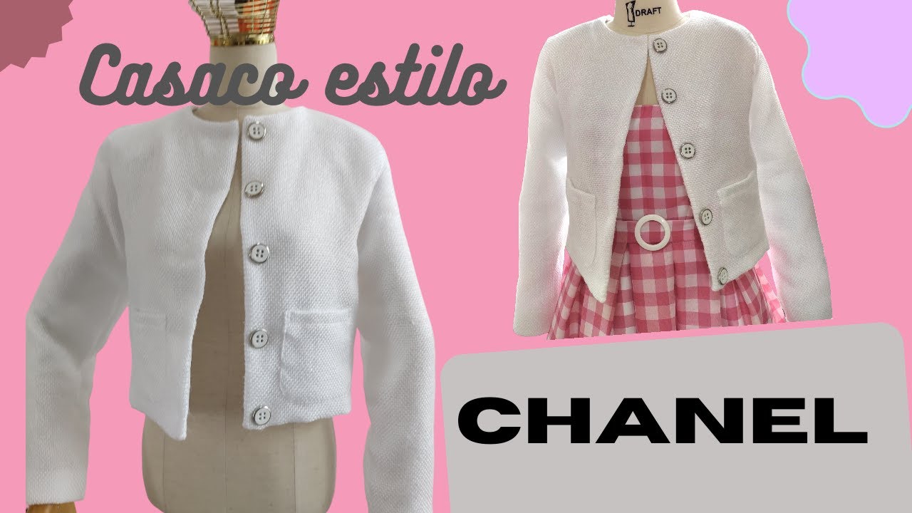 Casaco estilo Chanel - modelagem gratis