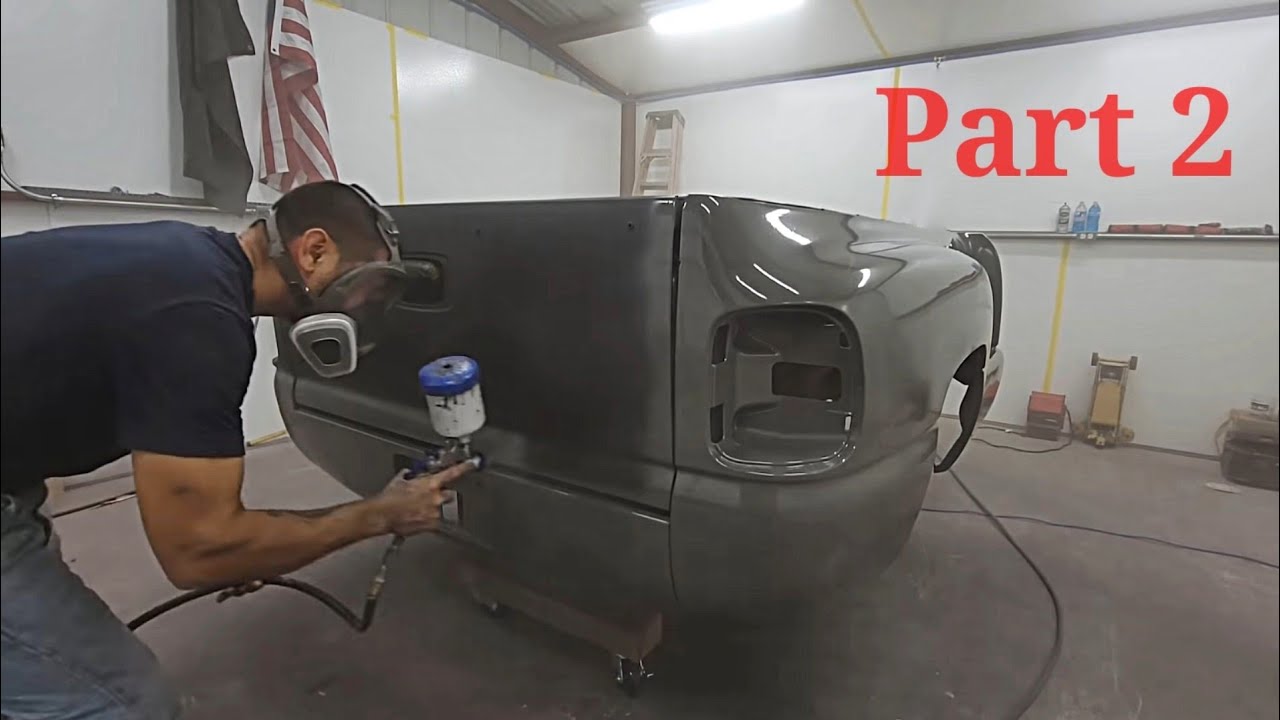 Painting a Silverado Bed - Destroyer Grey