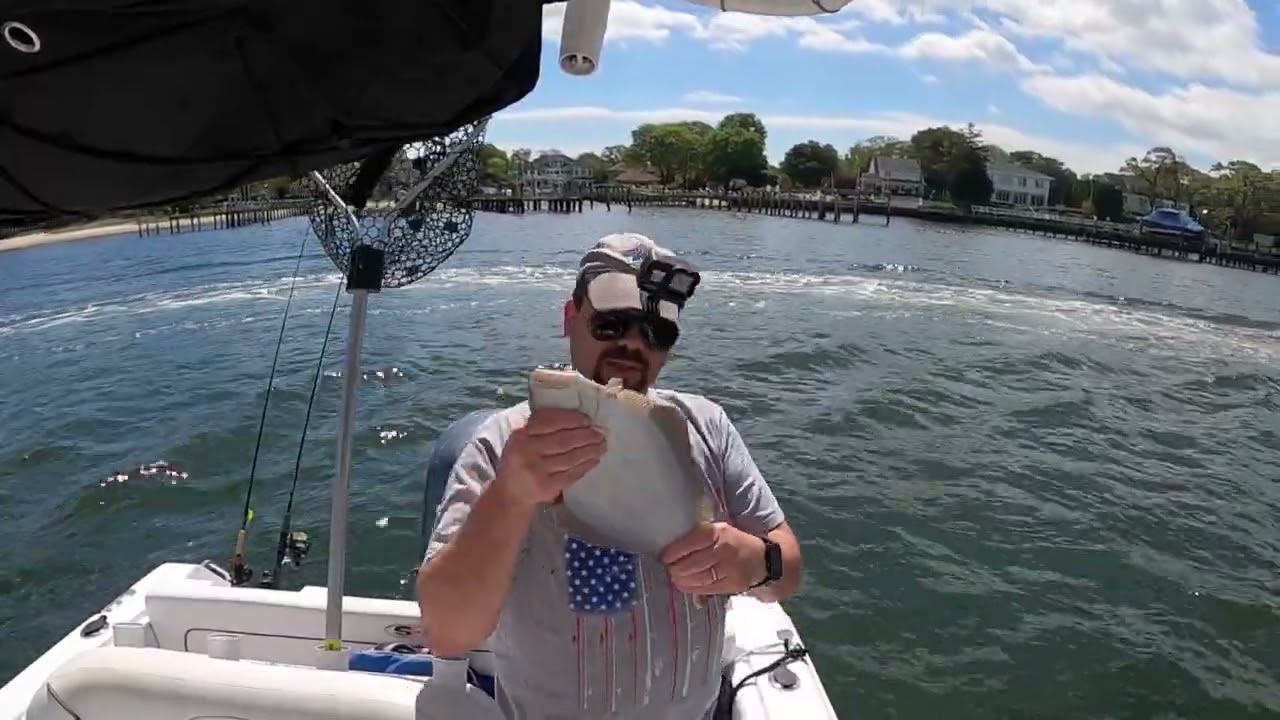 1st Fluke Trip of 2025!  Fluke and Bluefish caught.  #fluke #flounder #bluefish