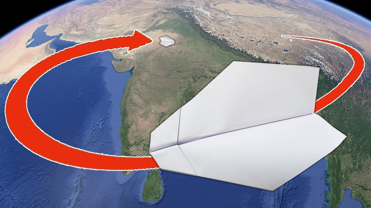 घूमकर वापस आने वाला कागज का प्लेन | WE FLEW THE PAPER PLANE INCREDIBLY HIGH | BOOMERANG PAPER PLANE