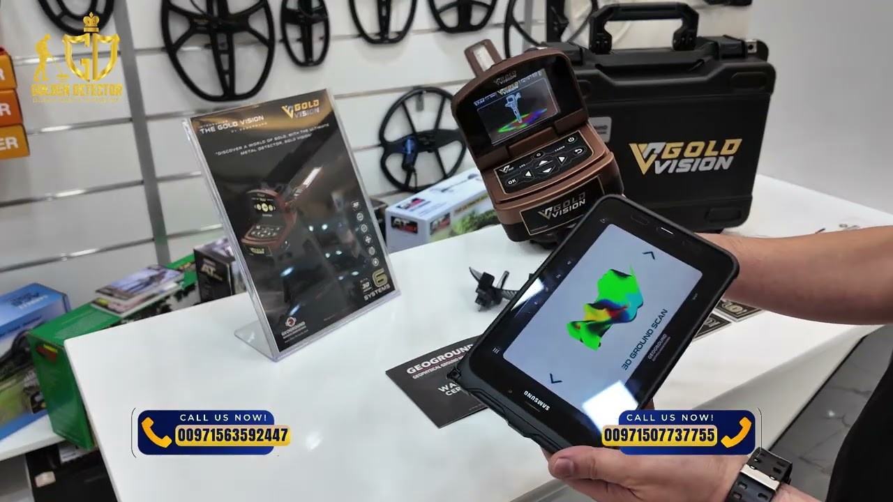 Next-Level Detection: GOLD VISION 3D Ground Scanner & Locator