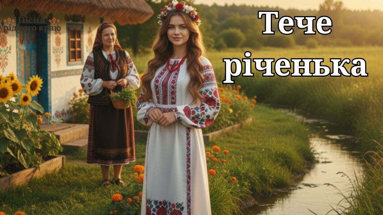 Тече річенька невеличенька - Гарна українська пісня