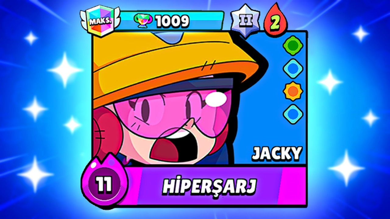 1000 KUPA JACKY YAPTIM 🛠️ Brawl Stars