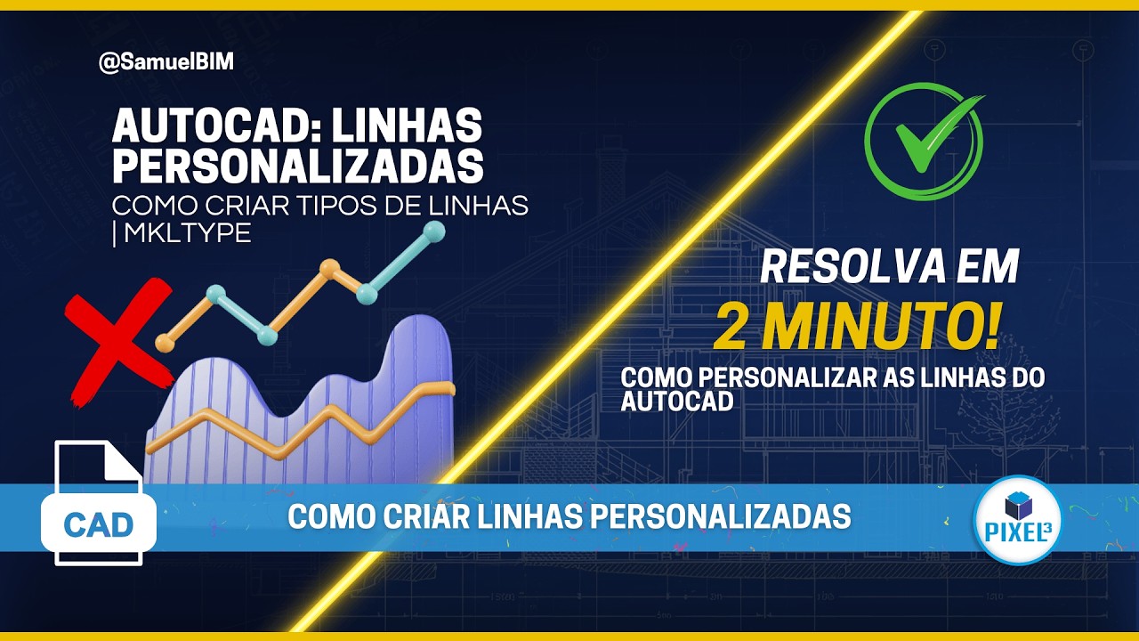 Como criar linhas personalizadas no AutoCAD