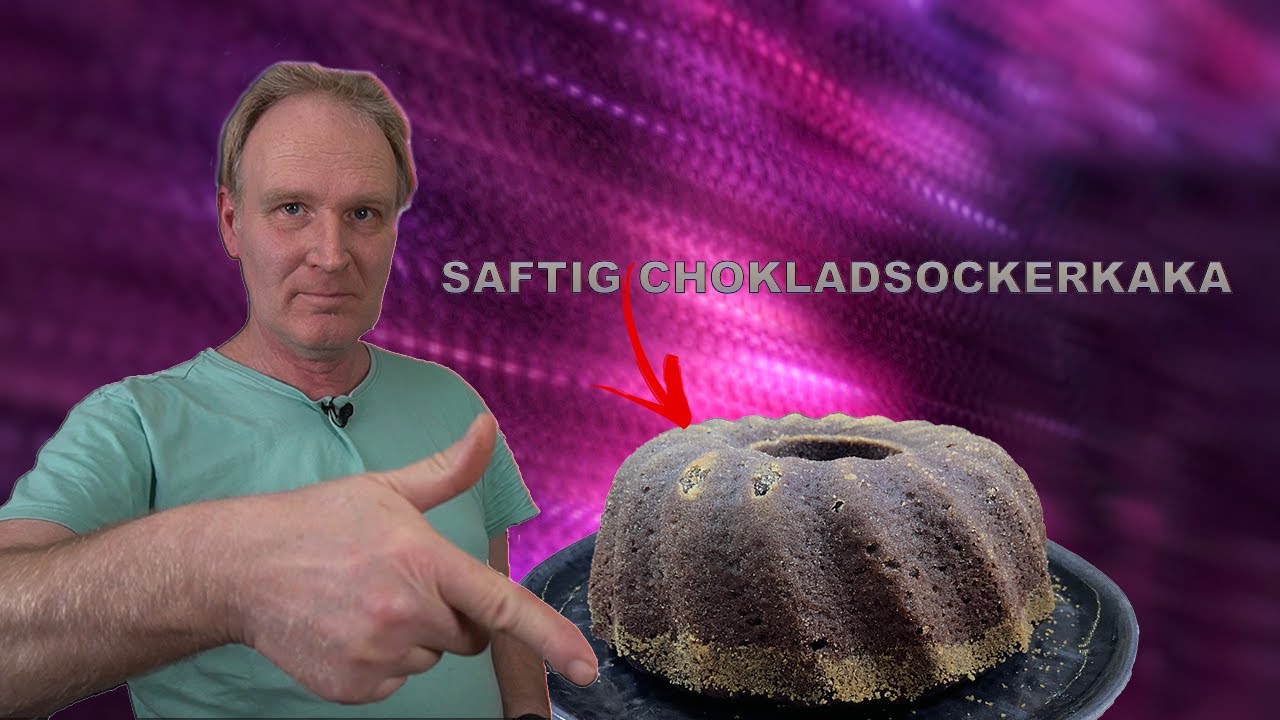 Saftig chokladsockerkaka | En oerhört saftig sockerkaka med choklad