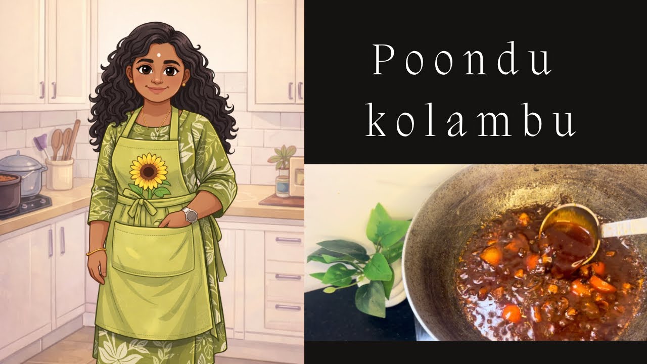 Everyday Ingredients | simple cooking| Veetu Style |Poondu vaatha kolambu | feeding mother recipe 