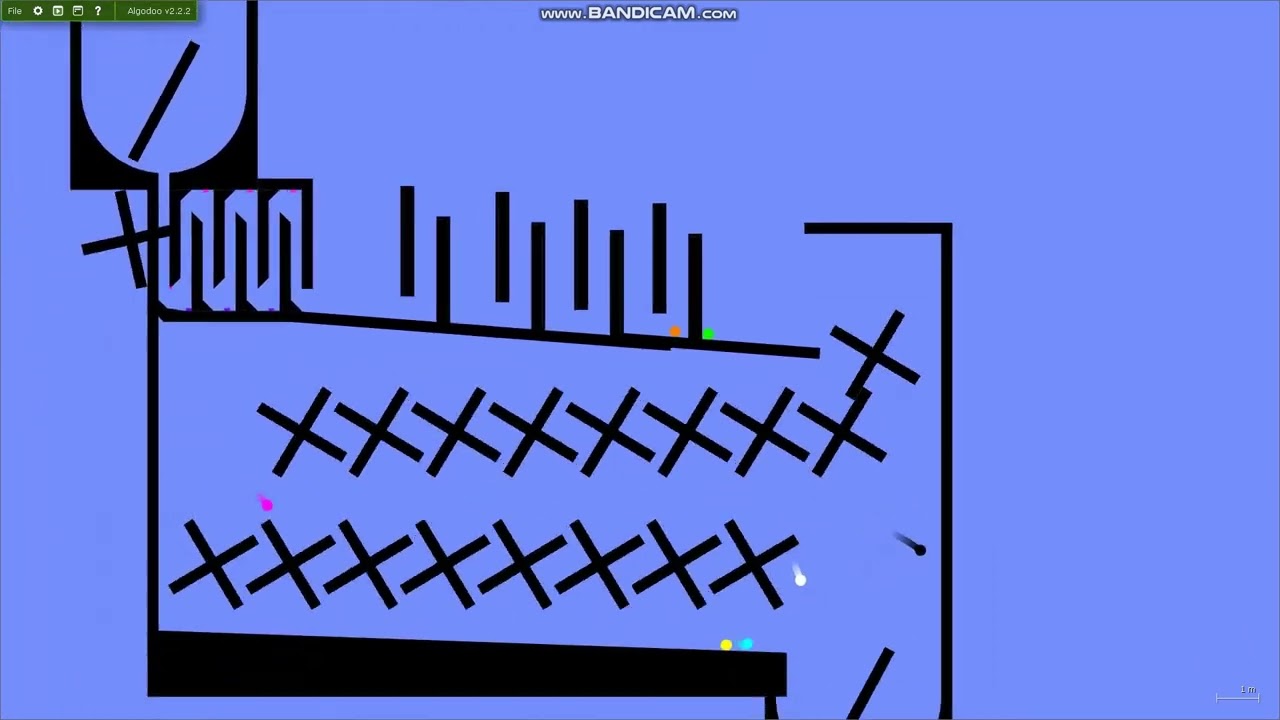 Marble race Episode 2 in Algodoo