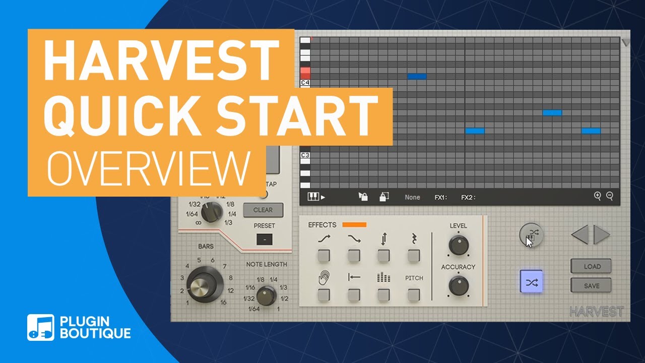 Harvest by Harvest Plugins | Unique Music Theory VST Plugin; Melodies, Chords, Drums