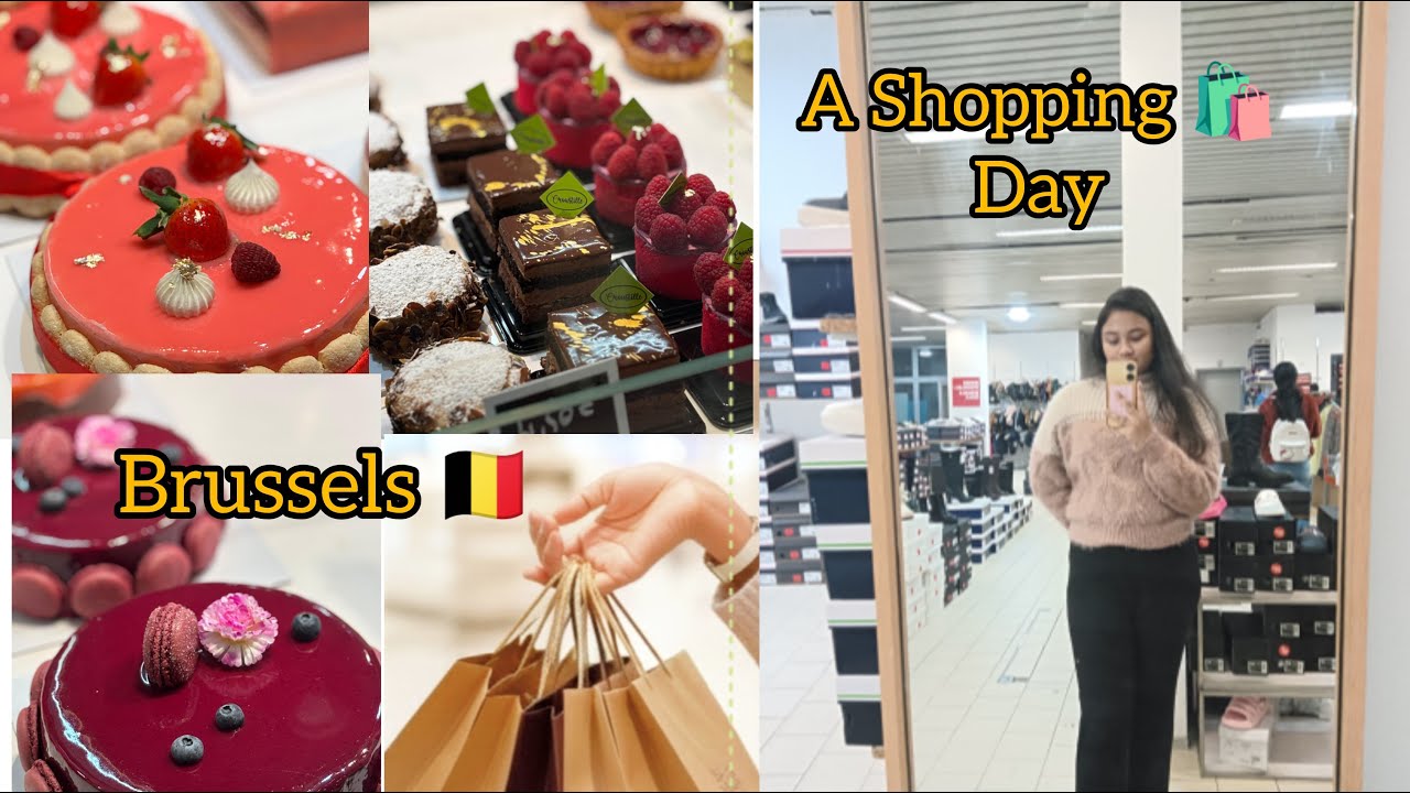 Shopping Day in Brussels🛍️✨#brussels #shoppingday #cityvibes 💫