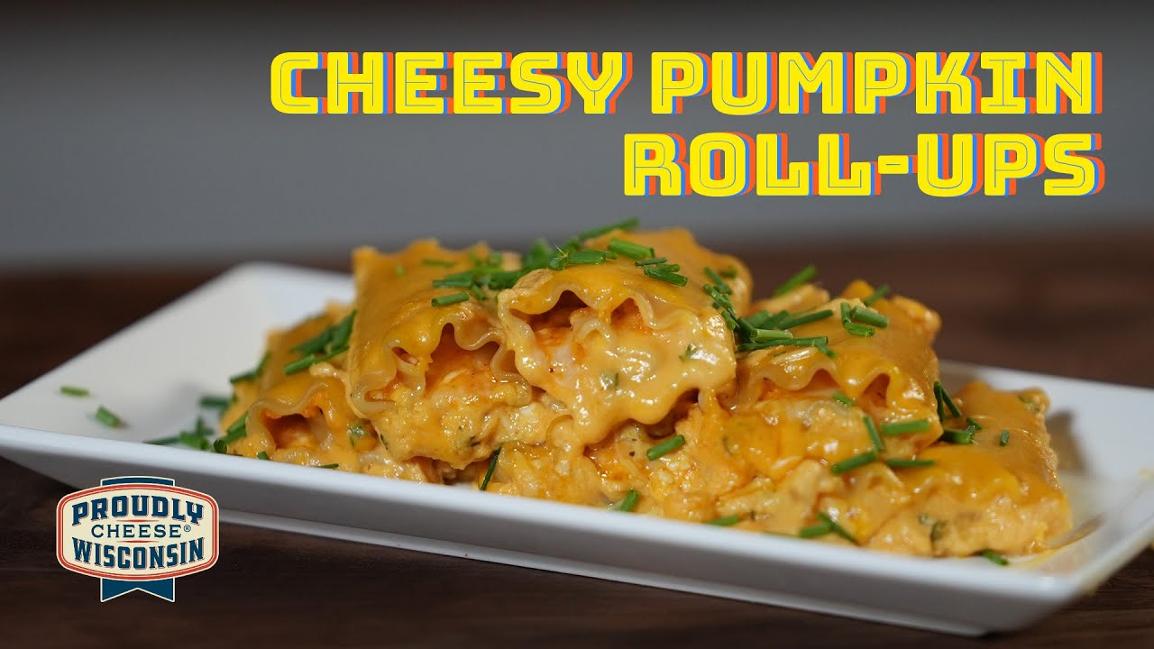Cheesy Pumpkin Roll Ups | Pumpkin Lasagna