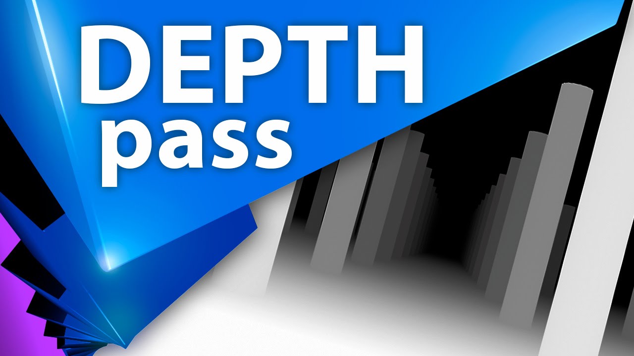 Настройка канала глубины (depth pass) в Cinema 4D для After Effects (эффект DOF, Bokeh) - C4D 008