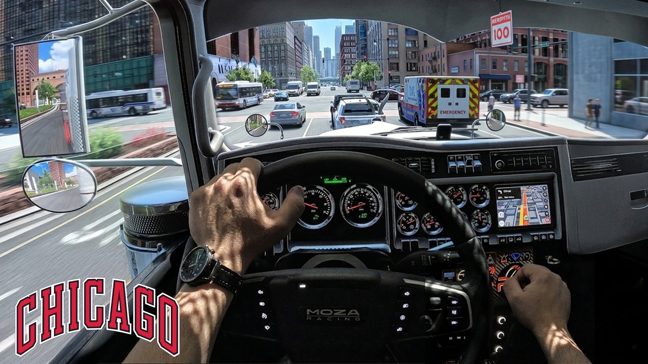 Chicago Streets vs. OVERSIZE Load! (ATS Illinois DLC Early Access)