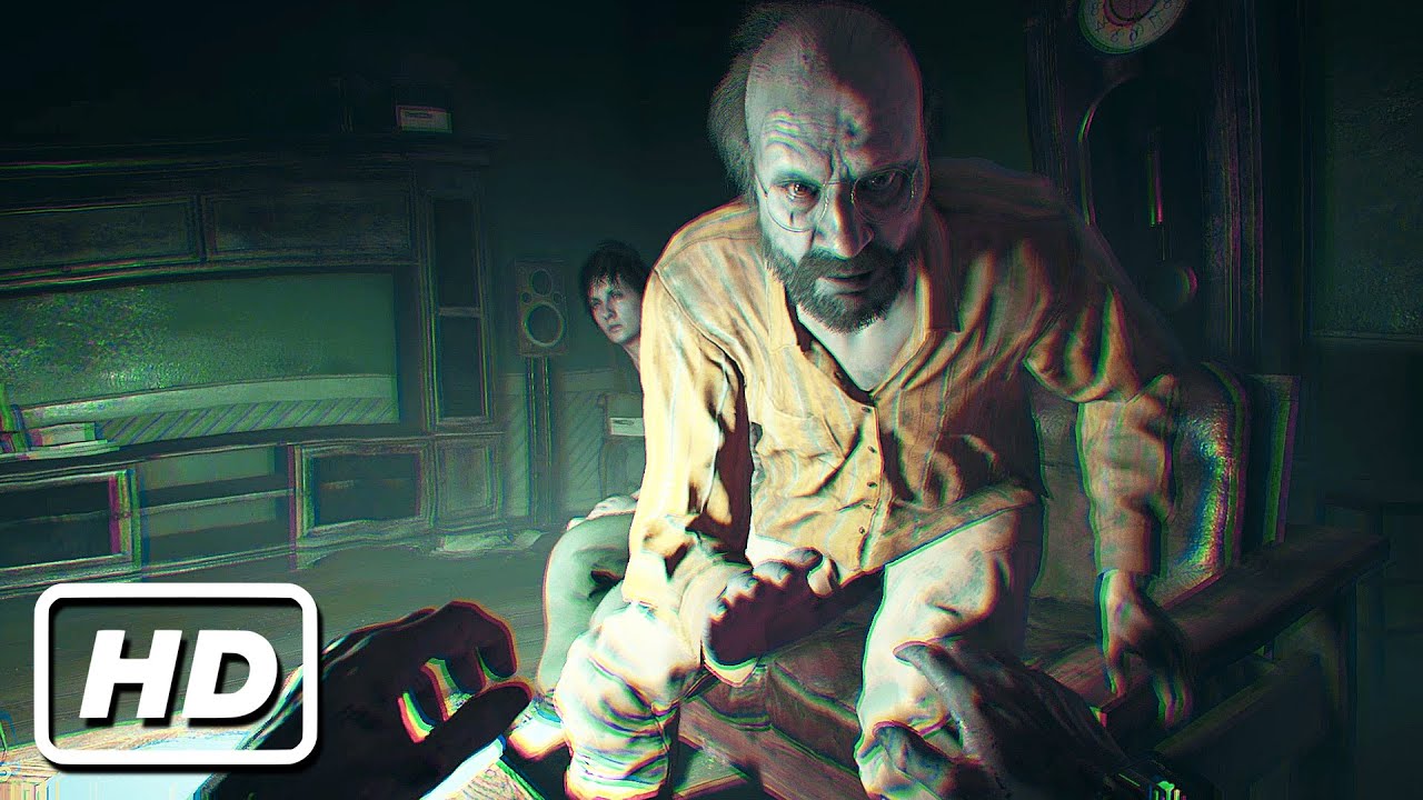 Сцена с Джеком Бейкером, умоляющим Итана спасти его семью | Resident Evil 7 Biohazard (геймплей PS5)