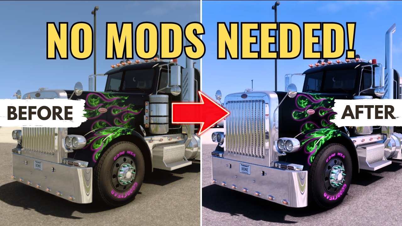 My Secret to Stunning ATS & ETS2 Graphics (No Mods Needed!)