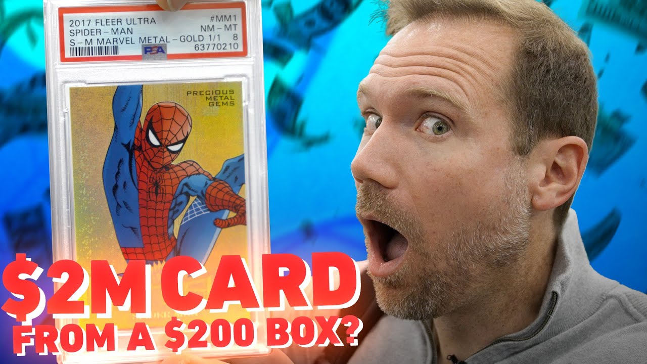 Карточку Marvel стоимостью 2 миллиона долларов вытащили из коробки за 200 долларов? 👀 На выставке...