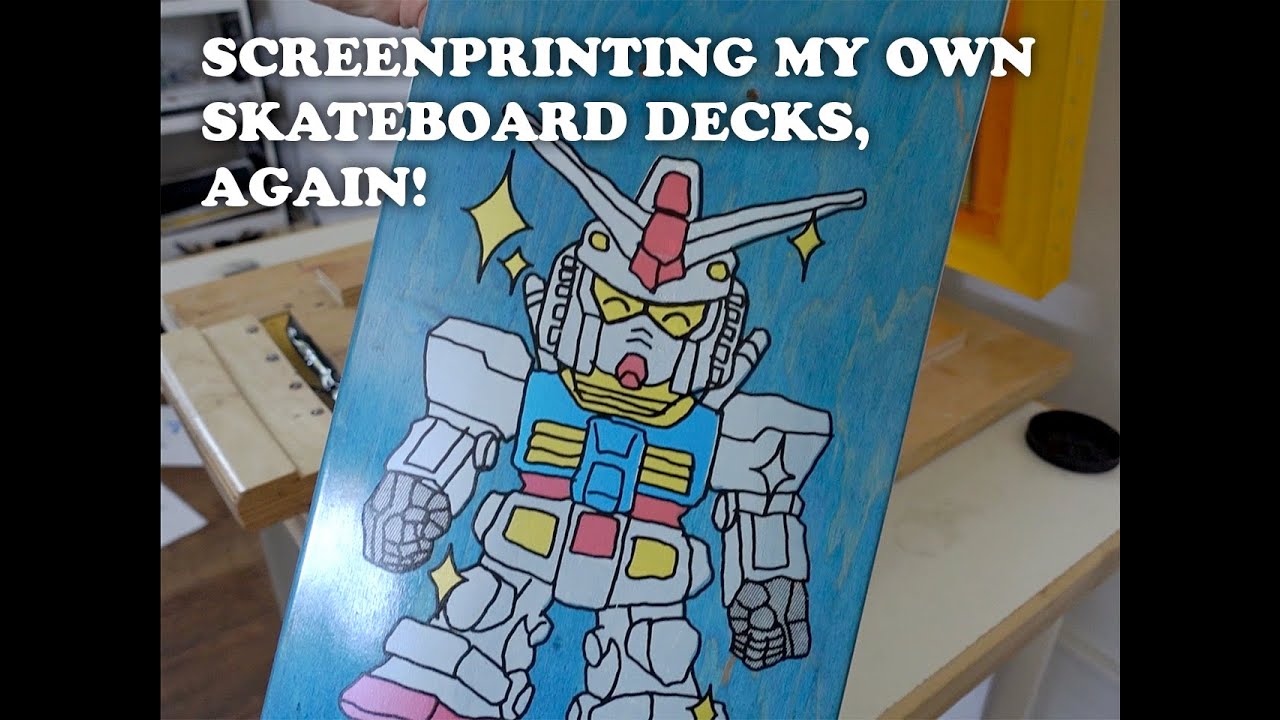 Screenprinting My Own Skateboard Decks, Again!