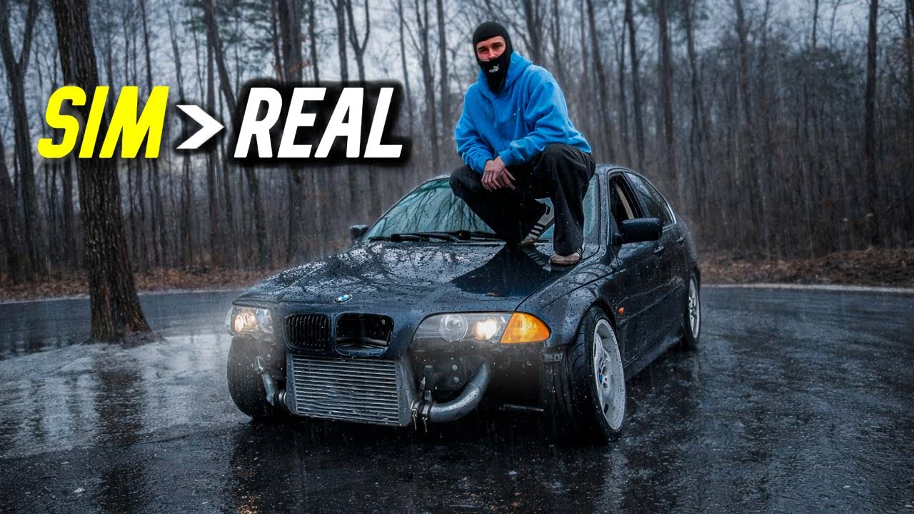 Can a Sim Drifter Drive a 500 Horsepower Drift Car? (Turbo e46)