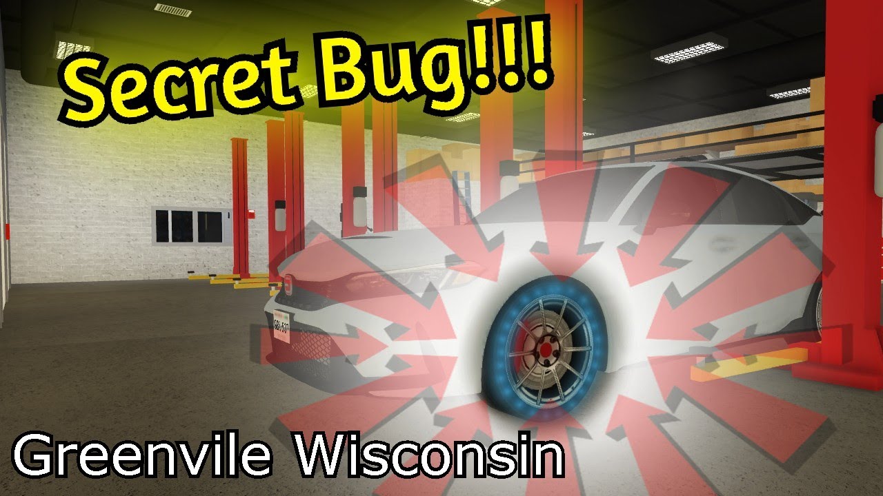 GV SECRET CAR BUG/FEATURE!!! |Greenville Wisconsin Roblox | Lukeioo