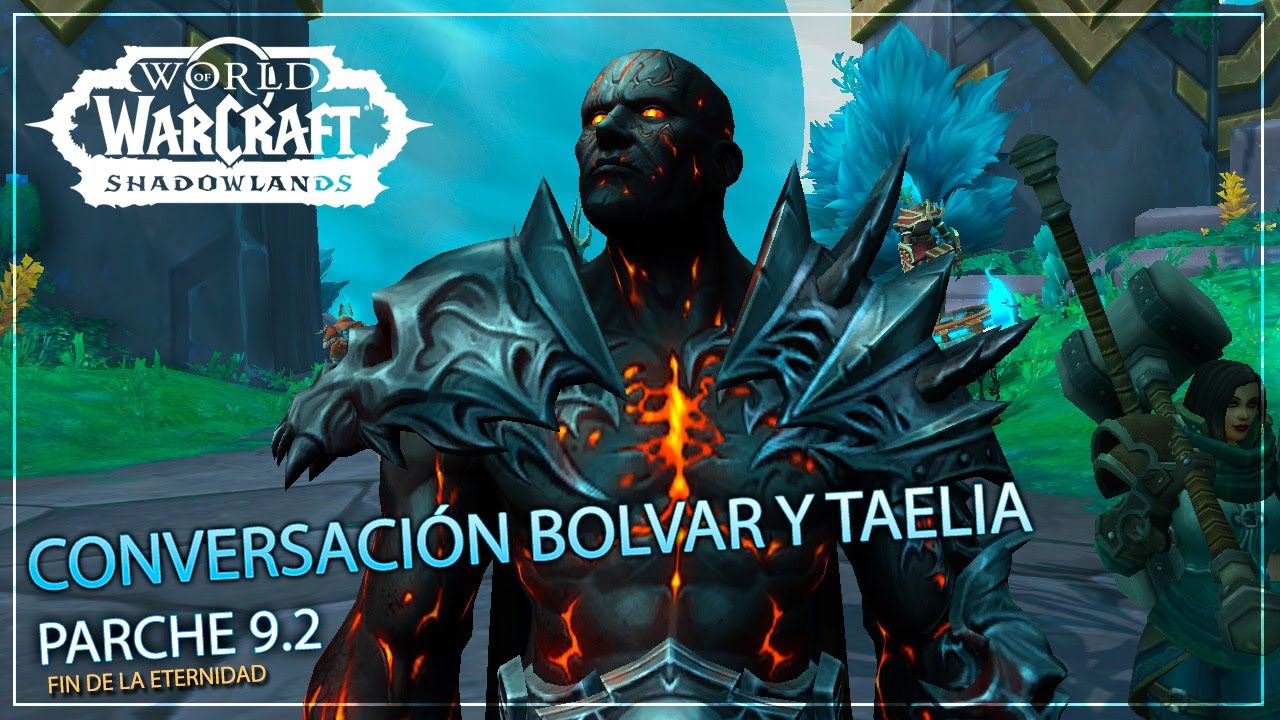 Conversaci&oacute;n entre Taelia y Bolvar en el Parche 9.2