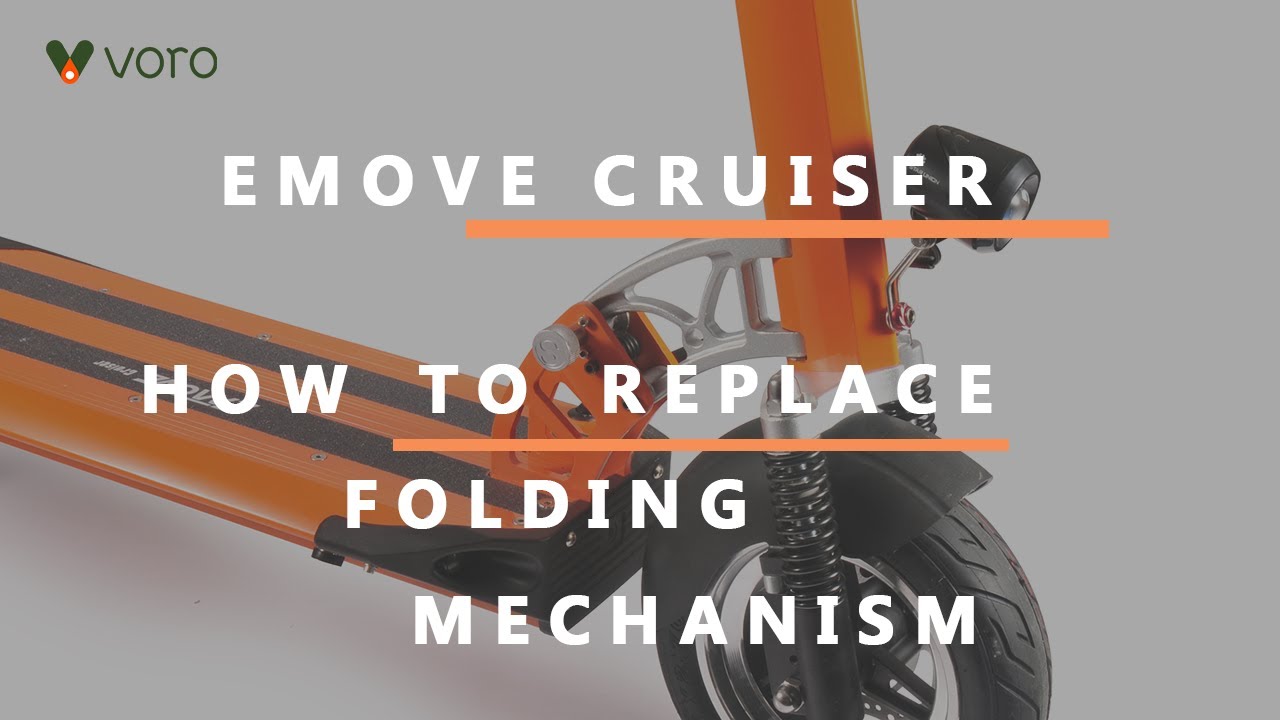 How to replace the Emove Cruiser folding mechanism